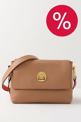 Coccinelle: Бежевая сумка  Liya