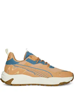 PUMA: Светлые кроссовки  Suede