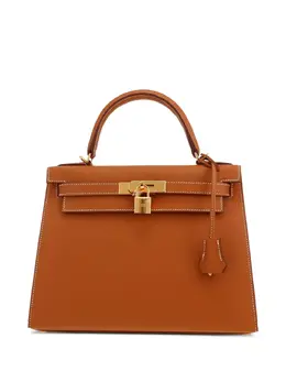 Hermès Pre-Owned: Коричневая сумка-шоппер 