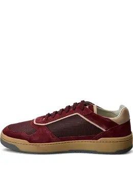 Brunello Cucinelli: Бордовые кроссовки 
