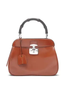 Gucci Pre-Owned: Коричневая сумка-шоппер 