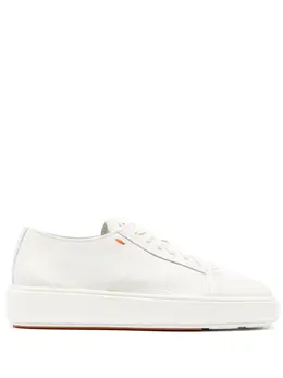 Santoni: Белые кроссовки 