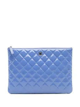 CHANEL Pre-Owned: Голубой клатч 