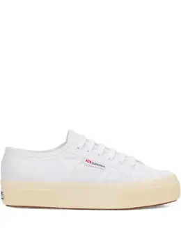 Superga: Белые кроссовки 