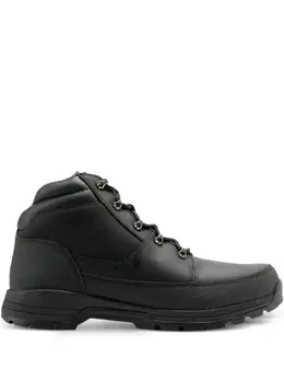 Timberland: Чёрные ботинки 