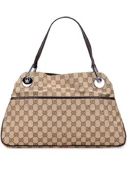 Gucci Pre-Owned: Коричневая сумка-шоппер 