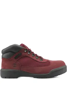 Timberland: Бордовые ботинки 