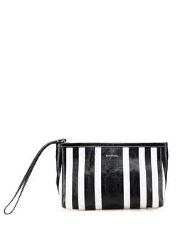 Balenciaga Pre-Owned: Клатч в полоску 