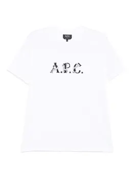 A.P.C.: Футболка с принтом 