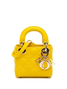 Christian Dior Pre-Owned: Жёлтая сумка 