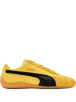 PUMA: Жёлтые кроссовки  Speedcat