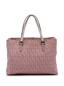 Fendi Pre-Owned: Фиолетовая сумка-шоппер 