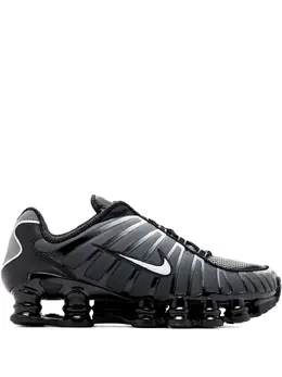 Nike: Чёрные кроссовки  Shox TL