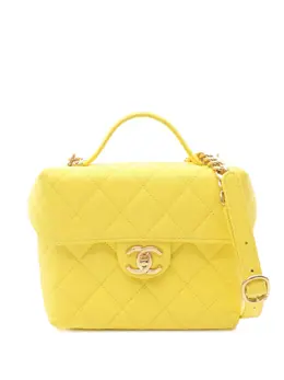CHANEL Pre-Owned: Жёлтая сумка 