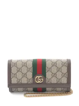 Gucci Pre-Owned: Бежевый кошелёк 
