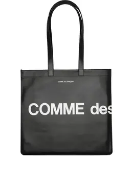 Comme Des Garçons Wallet: Сумка-шоппер с принтом 