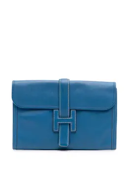 Hermès Pre-Owned: Голубой клатч 