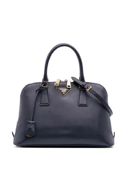 Prada Pre-Owned: Голубая сумка 