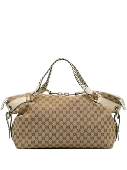 Gucci Pre-Owned: Коричневая сумка-шоппер 