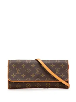 Louis Vuitton Pre-Owned: Коричневая сумка через плечо 