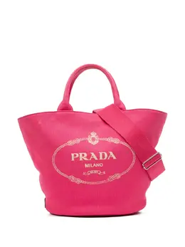 Prada Pre-Owned: Розовая сумка-шоппер 