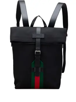 Gucci Pre-Owned: Чёрный рюкзак 
