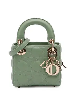 Christian Dior Pre-Owned: Зелёная сумка 