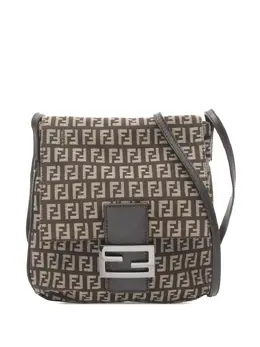Fendi Pre-Owned: Коричневая сумка через плечо 