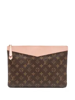 Louis Vuitton Pre-Owned: Коричневый клатч 