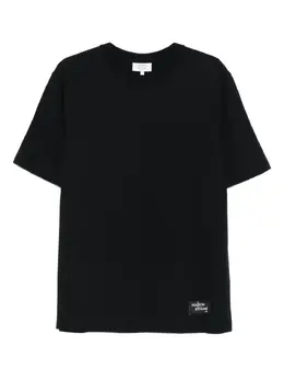Maison Kitsuné: Чёрная футболка 
