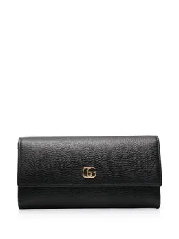 Gucci: Чёрный кошелёк  Double G