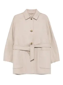 Max Mara: Бежевая куртка 