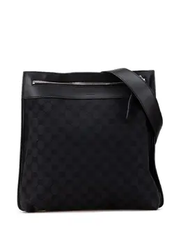 Gucci Pre-Owned: Чёрная сумка через плечо 