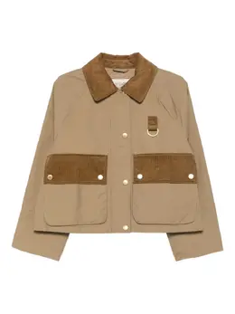 Barbour: Бежевая куртка 