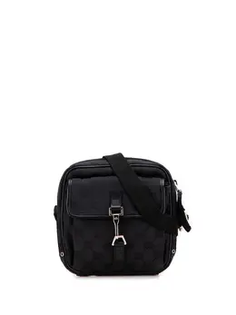 Gucci Pre-Owned: Чёрная сумка через плечо 
