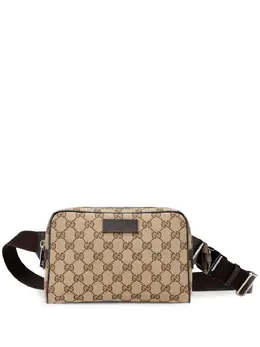 Gucci Pre-Owned: Коричневая поясная сумка 