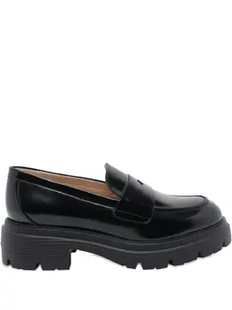 Stuart Weitzman: Чёрные лоферы 