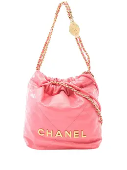 CHANEL Pre-Owned: Блестящая сумка 