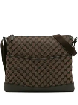 Gucci Pre-Owned: Коричневая сумка через плечо 