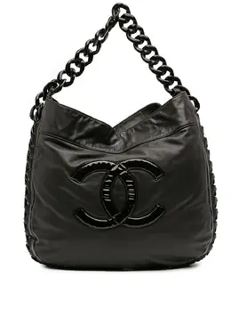 CHANEL Pre-Owned: Чёрная сумка 