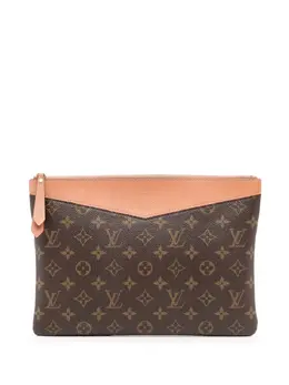 Louis Vuitton Pre-Owned: Коричневый клатч 