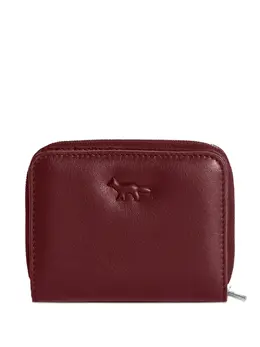 Maison Kitsuné: Бордовый кошелёк 