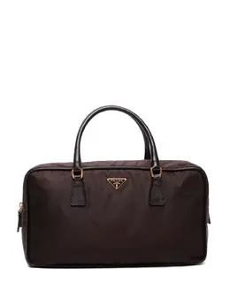 Prada Pre-Owned: Коричневая сумка-шоппер 