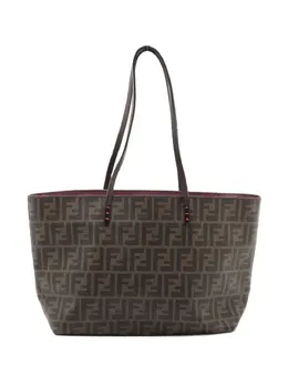 Fendi Pre-Owned: Коричневая сумка-шоппер 