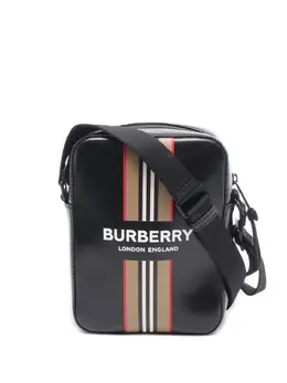 Burberry Pre-Owned: Сумка через плечо в полоску 