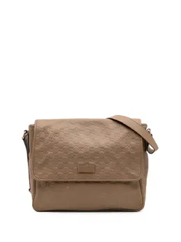 Gucci Pre-Owned: Коричневая сумка через плечо 