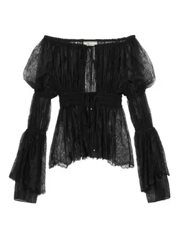 Blumarine: Кружевное топ 