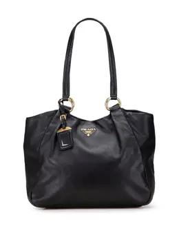 Prada Pre-Owned: Чёрная сумка-шоппер 