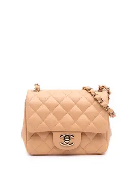 CHANEL Pre-Owned: Коричневая сумка через плечо 