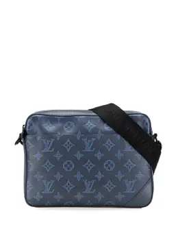 Louis Vuitton Pre-Owned: Голубая сумка через плечо 